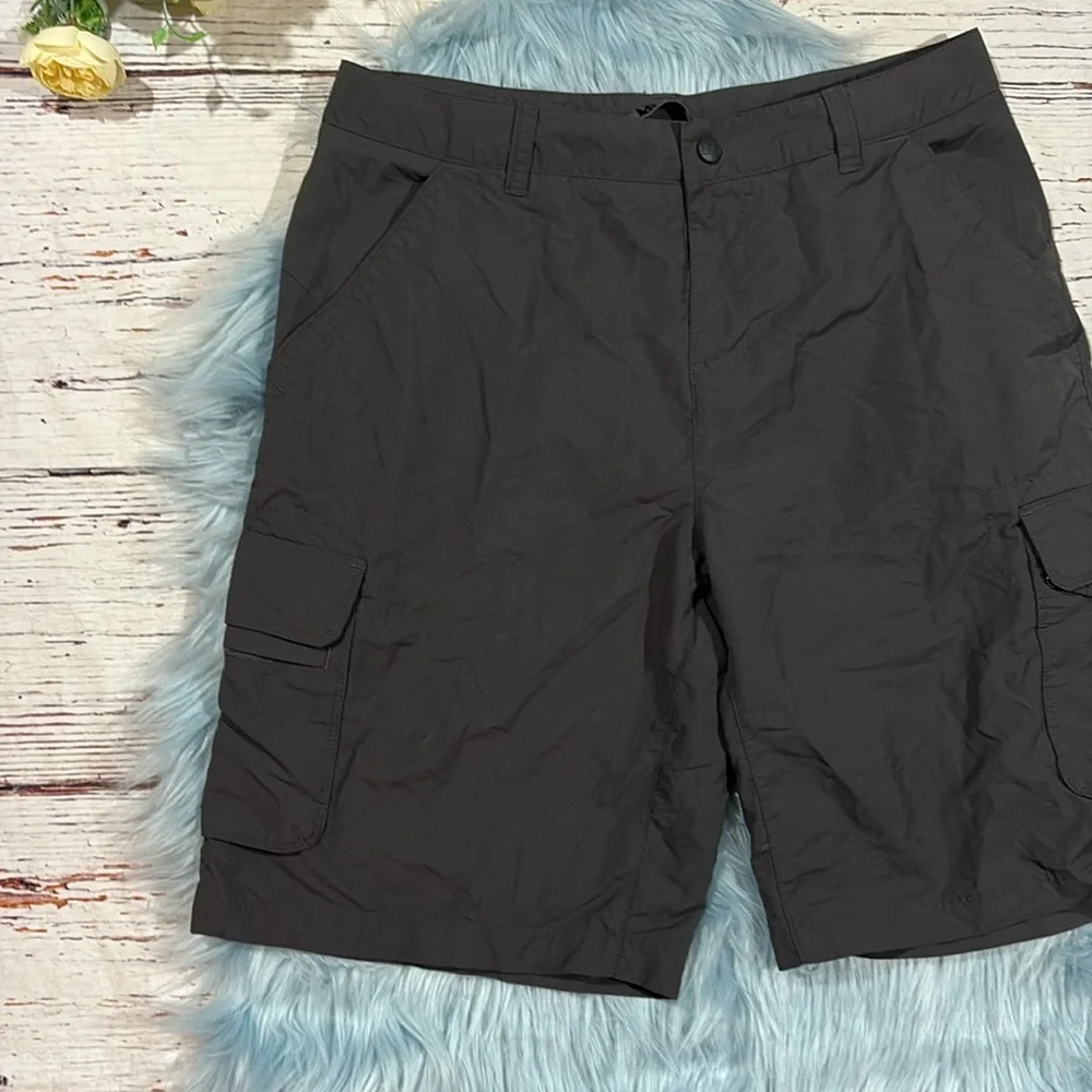 REI Sahara Shorts Gray Cargo Hiking Outdoor Women's 10